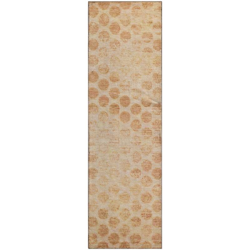 Premium Washable Super Soft Vintage Dotty Mayfield Rug