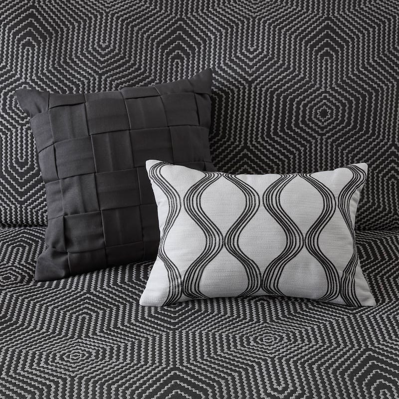 Madison Park Signature Shades of Serenity Jacquard Comforter Set
