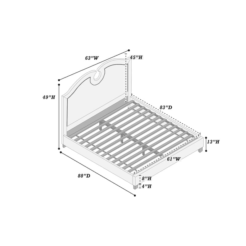 Bed Frame(Only Bed)
