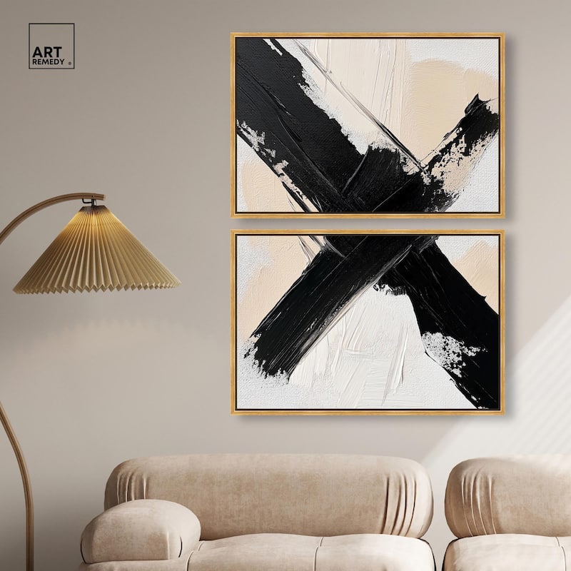 Graphic Impact I Canvas Set of 2 by Art Remedy