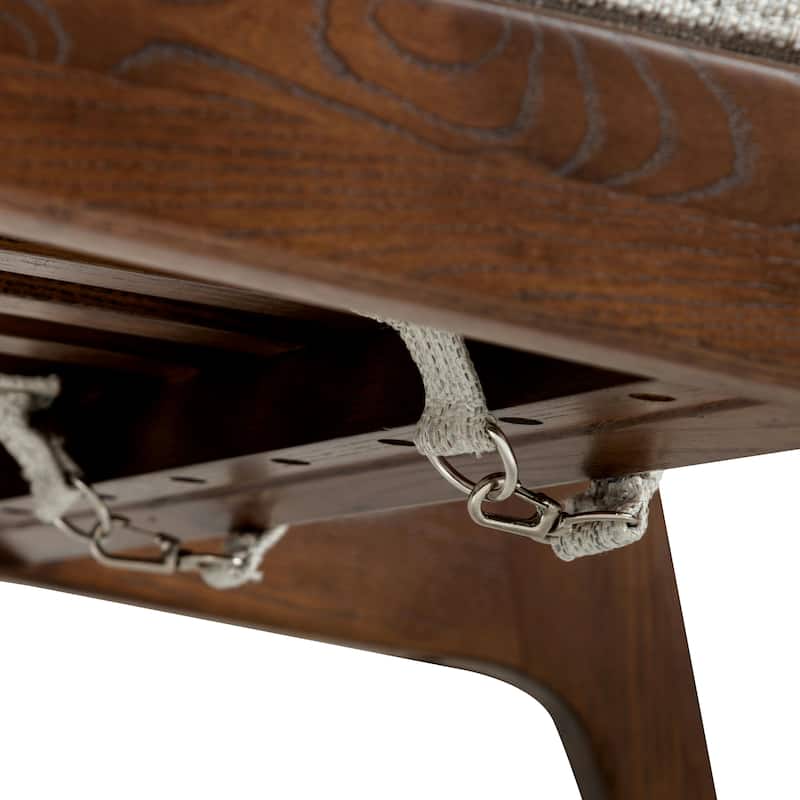 Poly & Bark Verity 25" Fabric Lounge Chair - Solid Wood Frame