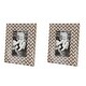 preview thumbnail 2 of 3, Brown Fir Modern Photo Frame Standard (Set of 2) - 9 x 1 x 11