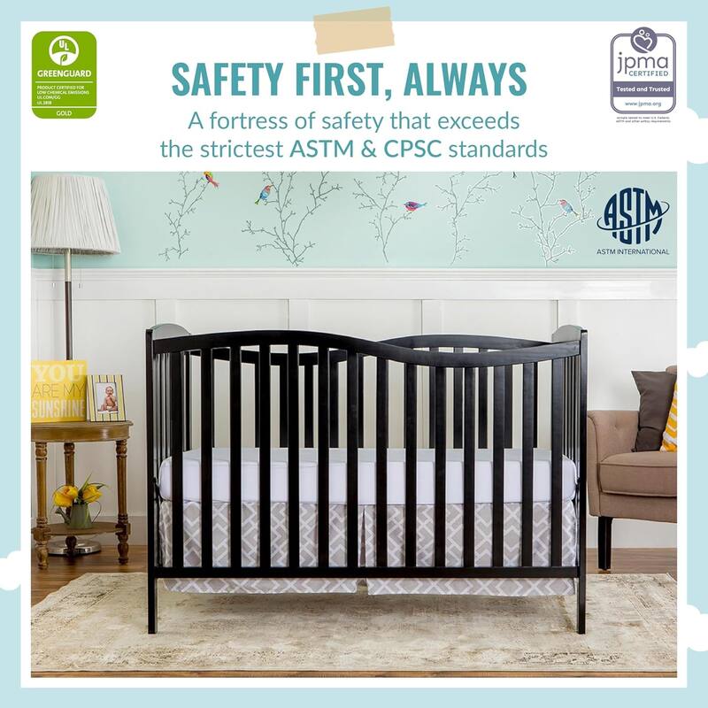 Dream On Me Chelsea 5-in-1 Convertible Crib