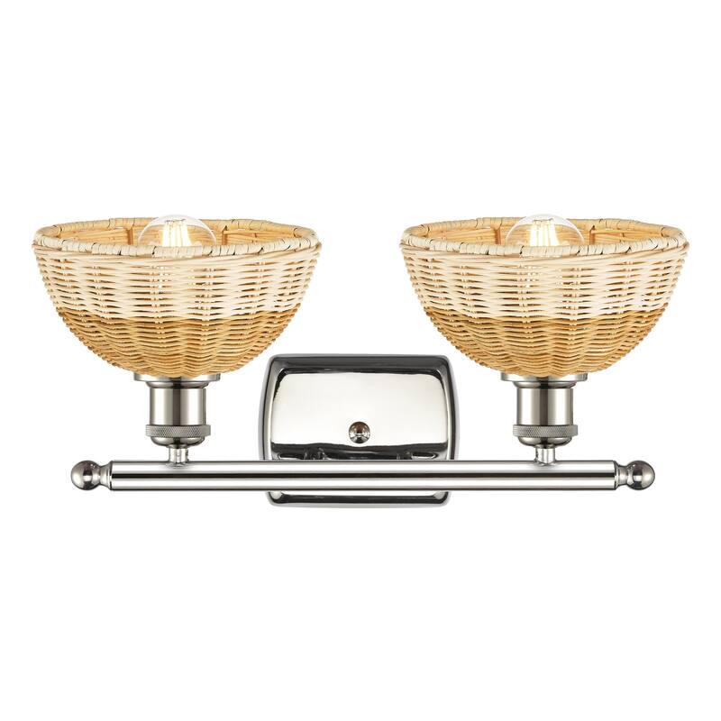 Innovations Lighting Endless Possibilities Ballston - Bristol Natural II - 2 Light 18" Bath Vanity Light