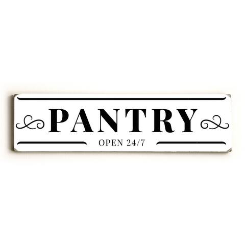 Pantry - Solid Wood Sign