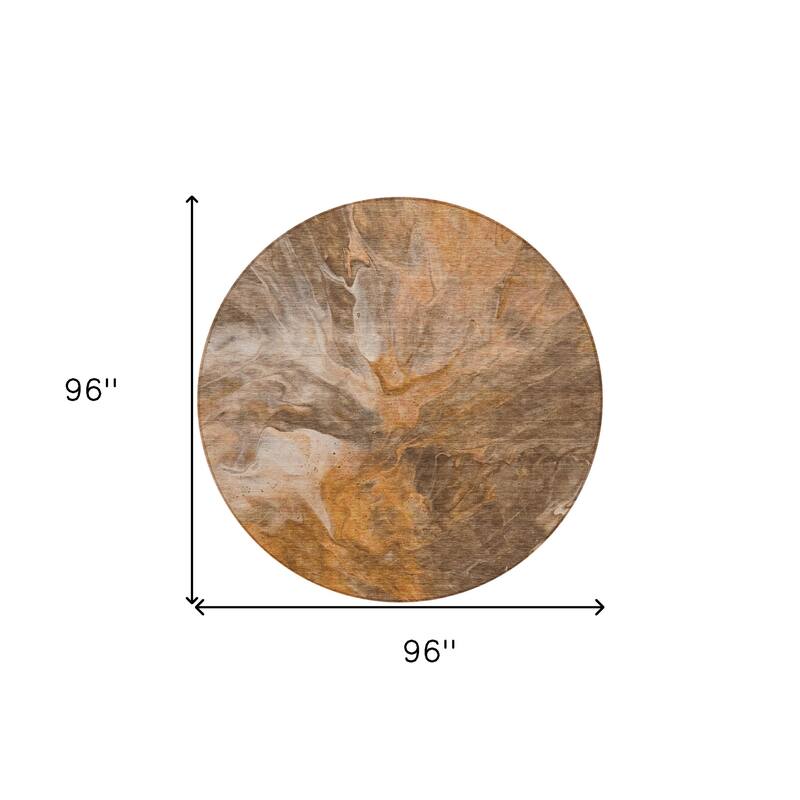 HomeRoots Abstract Transitional Rectangle Outdoor Rug