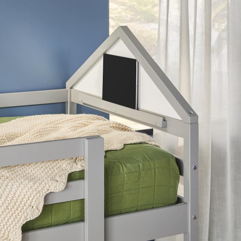 Walker Edison Wood Low Loft Bed