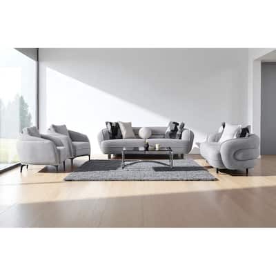 Meklina 4 Pieces Living Room Sets 2 Sofa 2 Chair