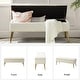preview thumbnail 123 of 137, HULALA HOME Neptunus Modern 45.5" W Velvet Bedroom Storage Bench for End of Bed with Nailhead Trim