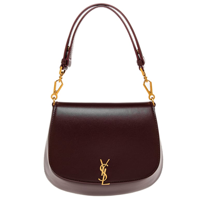 Saint Laurent Voltaire Top Handle Bag - Wine