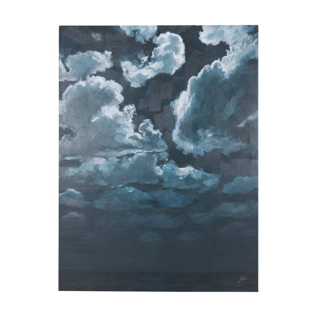 Night Cloud II (45 x 60 ) Canvas Art Print