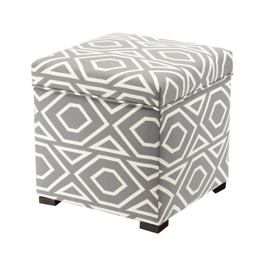 Tami Modern Upholstered Living Room Storage Ottoman