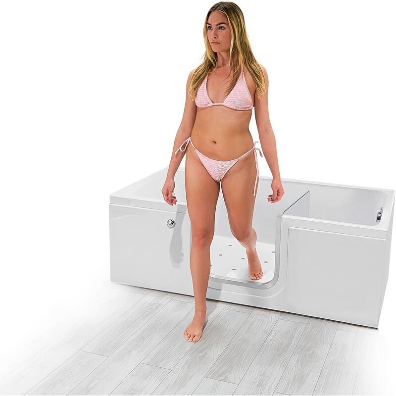 Ella Laydown 32x72 Soaking Walk in Bathtub