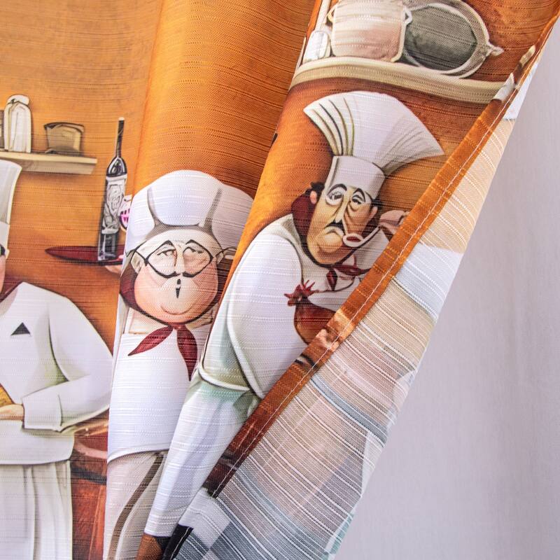 Cucina Chef Kitchen Curtain Set