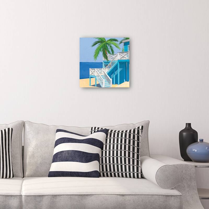 Cottage Palm By Studio Arts Canvas Art Print