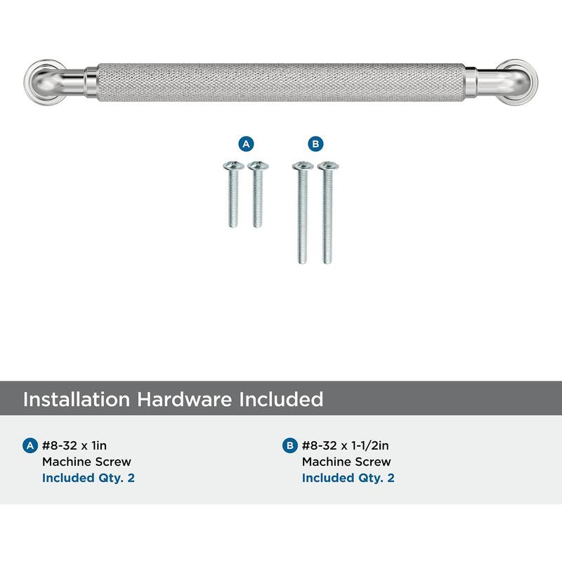 Amerock BP37684 Collet 6-5/16" Center to Center Knurled Handle Cabinet