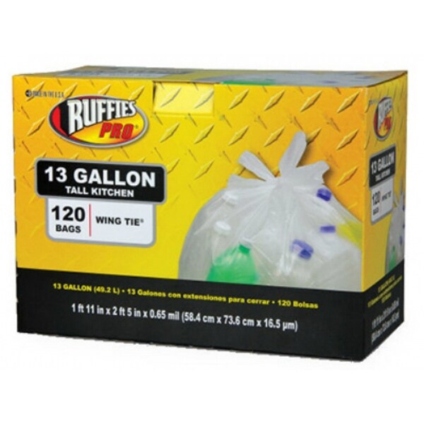 clear recycling bags 13 gallon