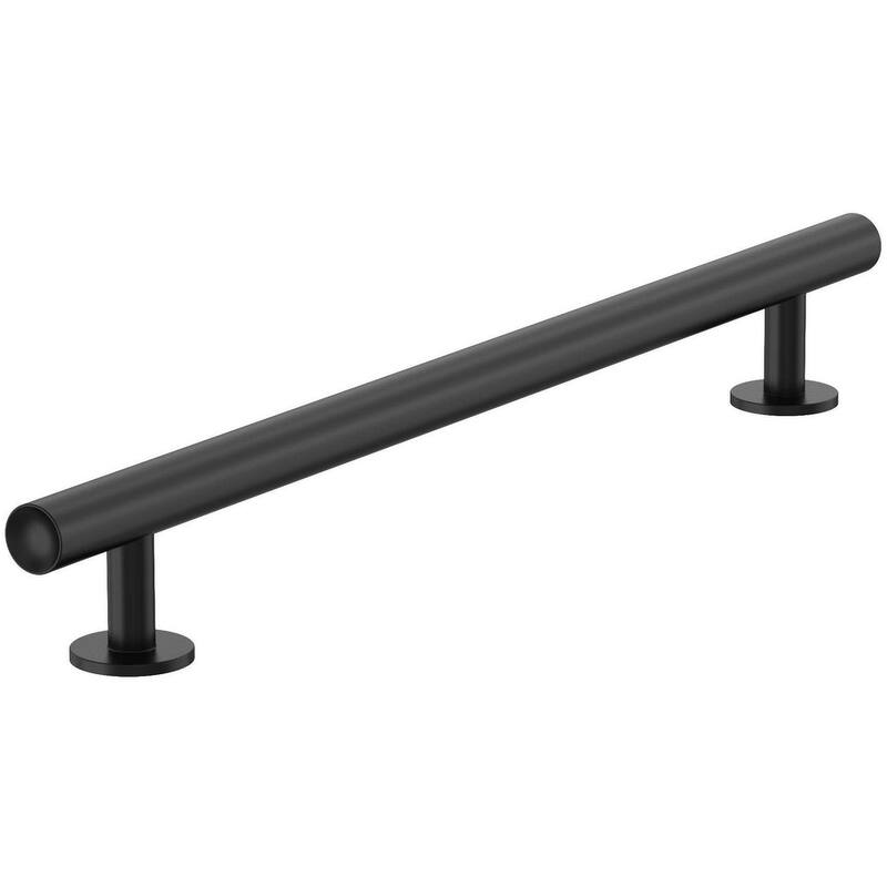 Amerock BP54050 Radius 12" Center to Center Bar Appliance Pull - Matte Black