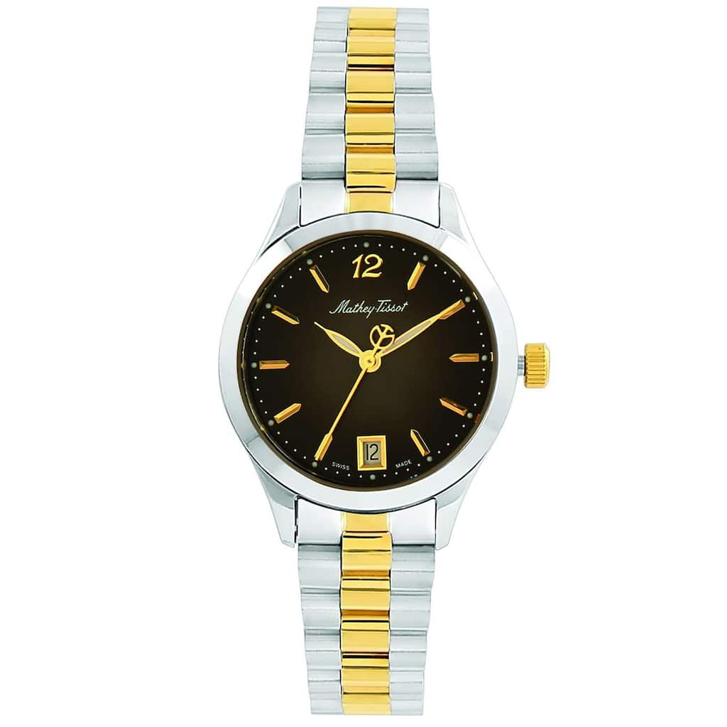 Mathey Tissot Women's Urban Black Dial Watch - D411MBN - 6 (36)