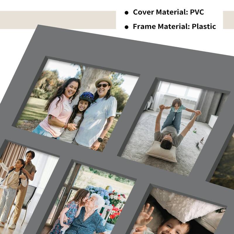 Rustic 17-Pack 4x6 Collage Frame 26.2x18.4 Inch Picture Frames Collage Wall Decor