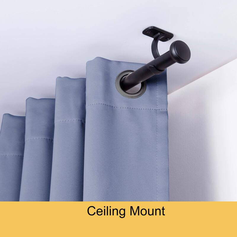 Kenney Weaver 1" Indoor/Outdoor Rust-Resistant Curtain Rod
