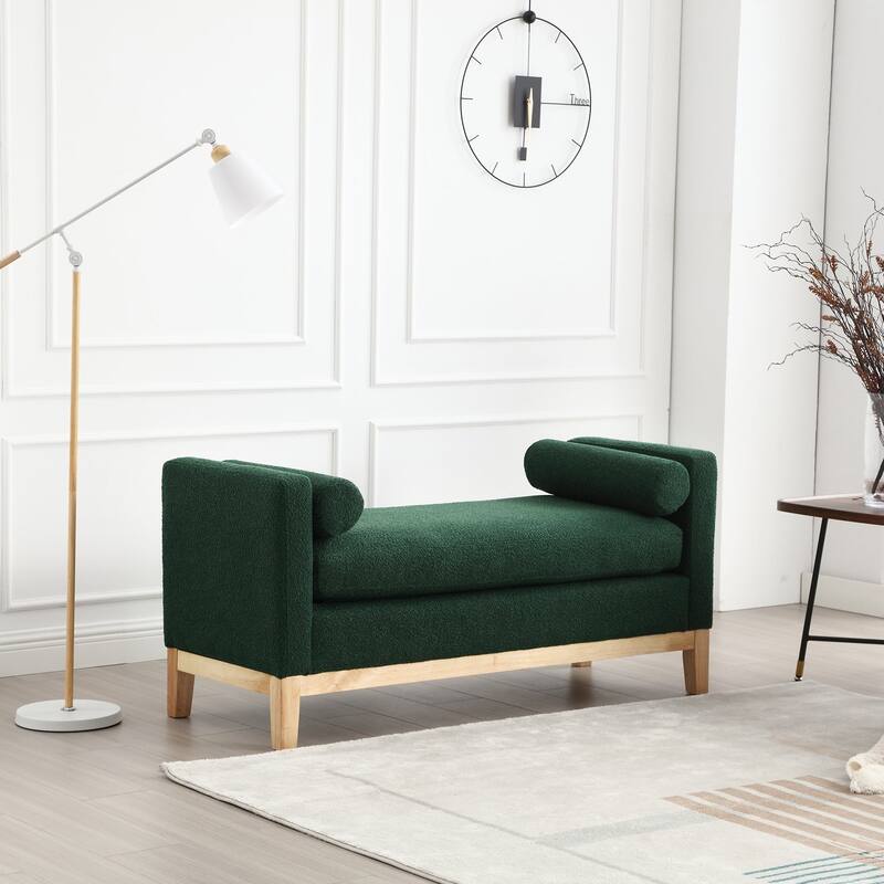 Elegant Upholstered Bench for End of Bed and Living Room