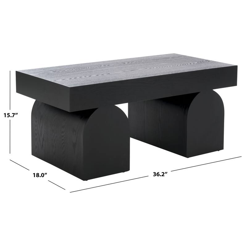 SAFAVIEH Okashu Modern Coffee Table, Fully Assembled - 36"W x 18"D x 16"H