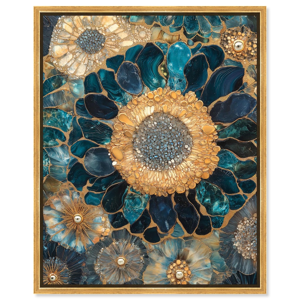 Opulent Geode II Canvas by Art Remedy