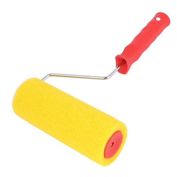 Shop Unique Bargains Home Wall 7 Art Texture Painting Diy Tool Plastic Handle Sponge Paint Roller On Sale Overstock 17635648