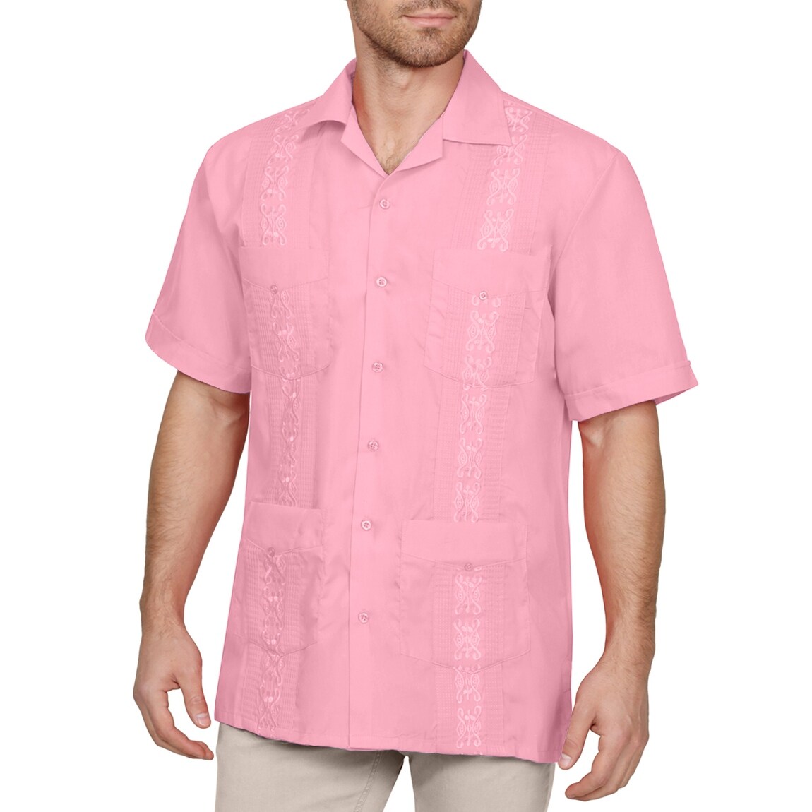 Ne People Men S Short Sleeve Cuban Guayabera Button Down Shirts Top Xs 4xl Nemt112 Overstock Ne People Men S Short Sleeve Cuban Guayabera Button Down Shirts Top Xs 4xl Nemt112 Overstock