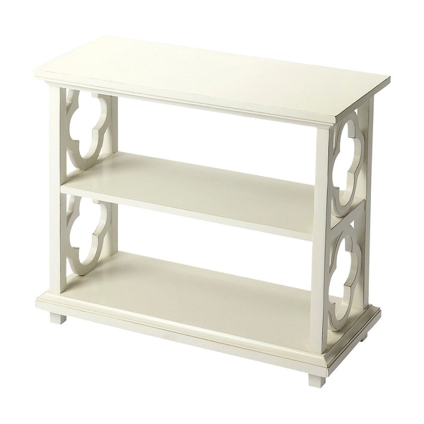 Shop Offex Paloma Cottage White Rectangular Bookcase ...