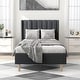 preview thumbnail 18 of 58, Alazyhome Upholstered Platform Bed Frame