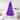 Pre-Lit Medium Artificial Pine Christmas Tree - 7' - Purple - Clear Lights - 7 Foot