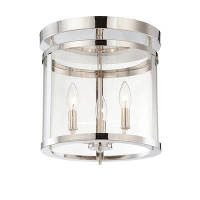 Savoy House Penrose 3 Light 13" Wide Semi-Flush Ceiling Fixture