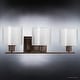 preview thumbnail 3 of 4, Luxury Cosmopolitan Bathroom Vanity Light, 7.375"H x 23.5"W, with Transitional Style, Olde Bronze Finish by Urban Ambiance
