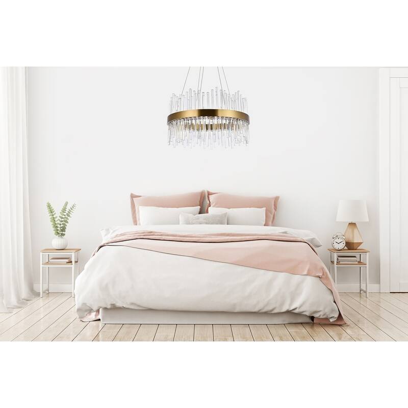 Gold Chandelier Clear Crystal