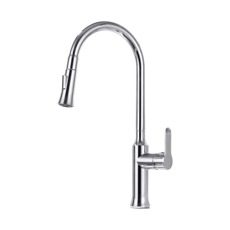 Topcraft High-arc Stainless Steel kitchen Sink Faucet