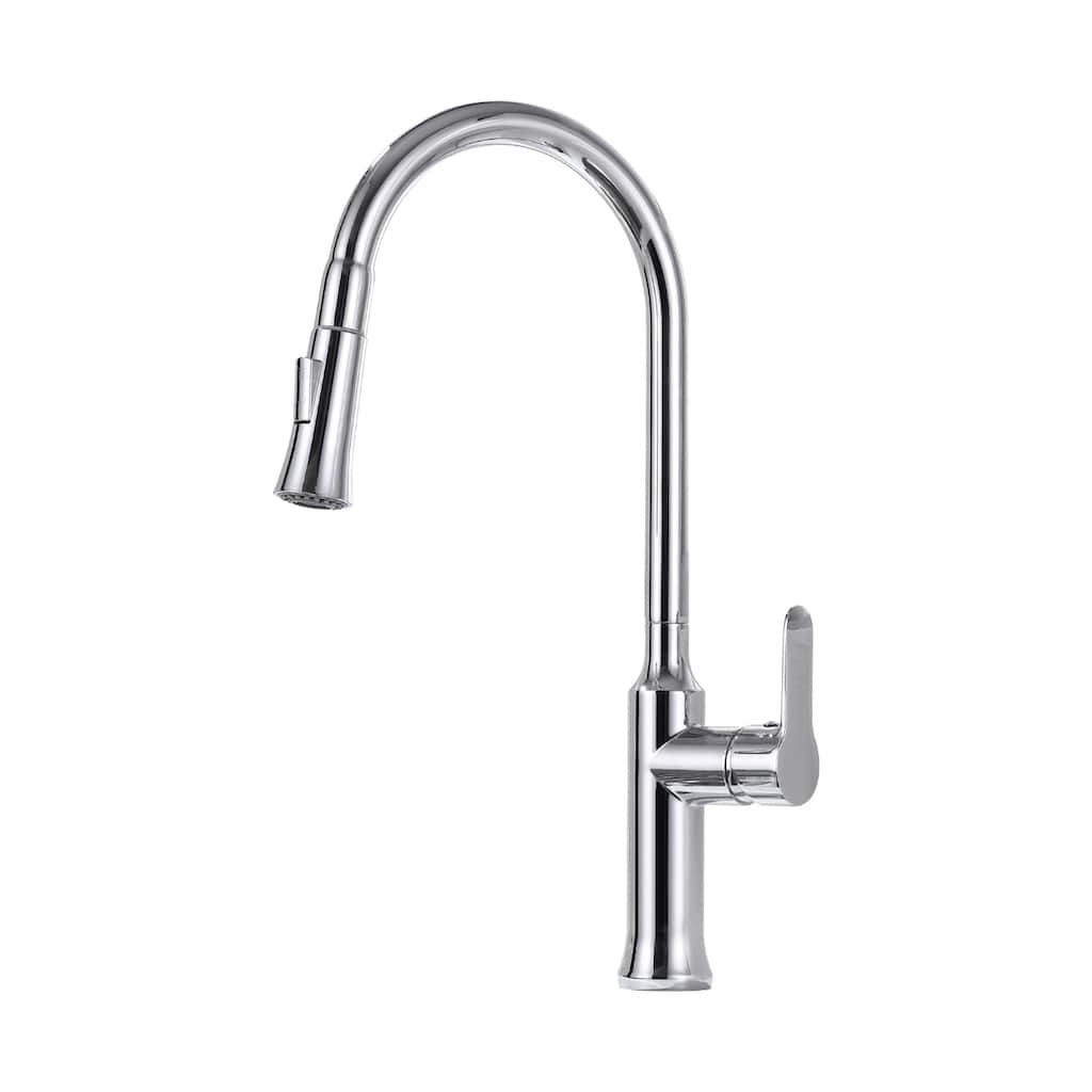 Topcraft High-arc Stainless Steel kitchen Sink Faucet