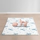 preview thumbnail 1 of 4, Lush Decor Seaside Baby Square With Border Play Mat Blue