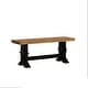 preview thumbnail 11 of 12, Eleanor Two-Tone Antique White Trestle Base 6-Piece Dining Set by iNSPIRE Q Classic