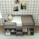 preview thumbnail 21 of 27, Max and Lily Farmhouse Twin Low Loft Bed with 2 Bookcases