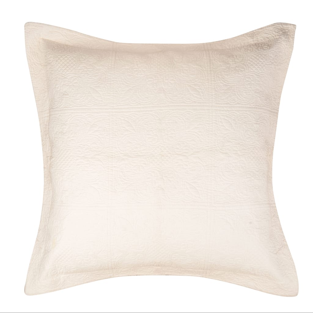 26" x 26" Jacqueline Matelasse Euro Sham