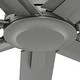 preview thumbnail 10 of 23, Hunter 60" Downtown Windmill Outdoor Ceiling Fan w/ Wall Control, Damp-Rated - Indoor-Outdoor, Industrial, Modern - ENERGY STAR!