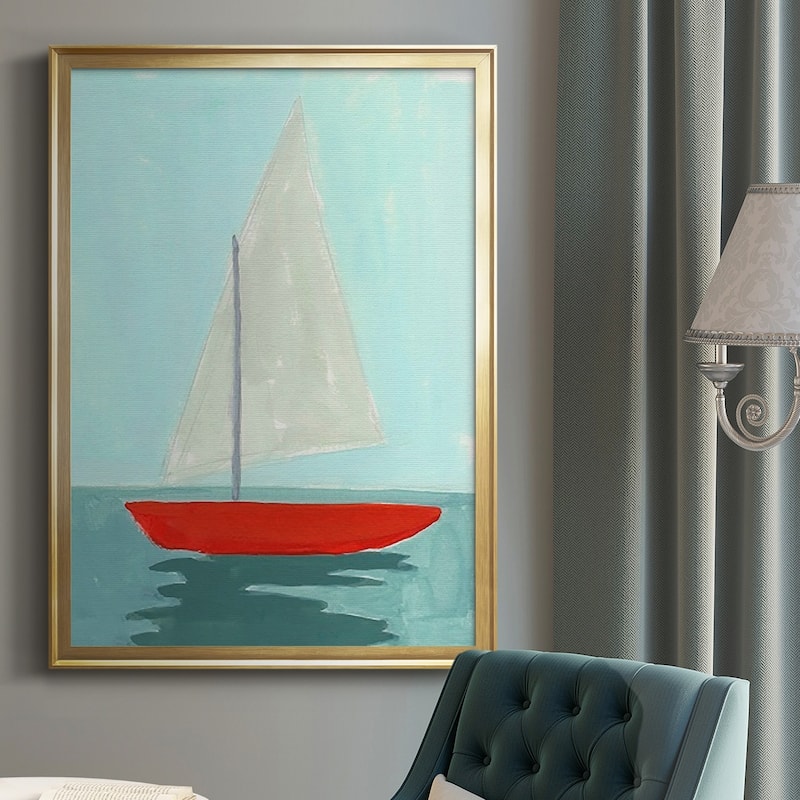 Small Sail II Premium Framed Print - Ready to Hang