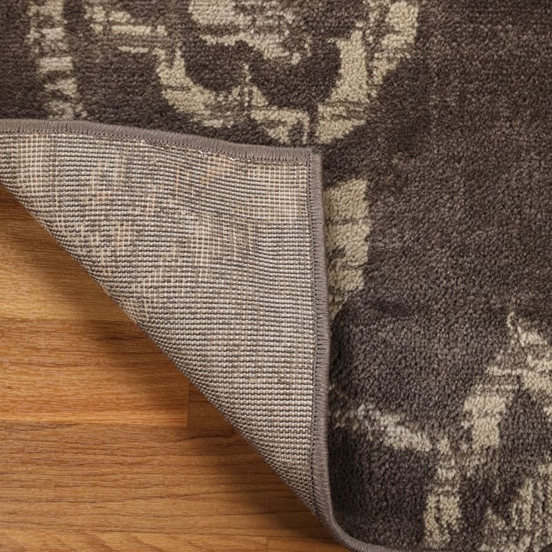 Superior Jacobean Modern Farmhouse Floral Indoor Runner or Area Rug