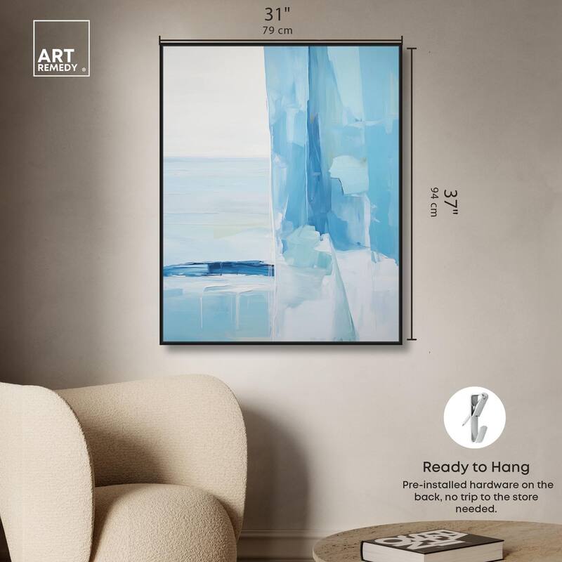 Seraphic Blues I Canvas by Art Remedy