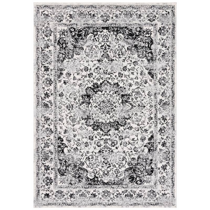 SAFAVIEH Tulum Hatsumi Bohemian & Eclectic Rug - 9' x 12' - Ivory/Black