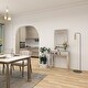 preview thumbnail 16 of 16, Grey MDF Glam Console Table (Set of 2) - S/2 31"W, 31"H