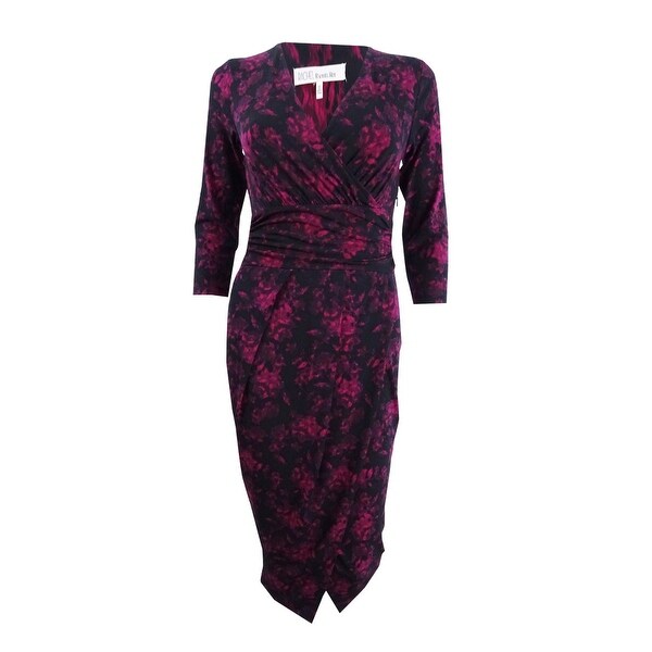 fuschia midi dress
