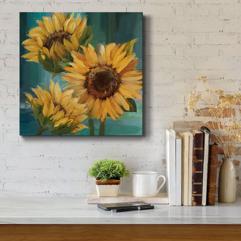 Sunflower I-Premium Gallery Wrapped Canvas - Ready to Hang